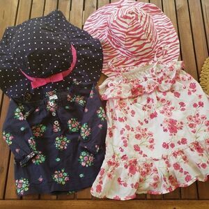 💗Lot of 2 Baby Sunhats Gymboree